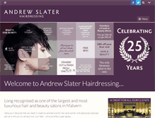 Tablet Screenshot of andrewslaterhairdressing.co.uk